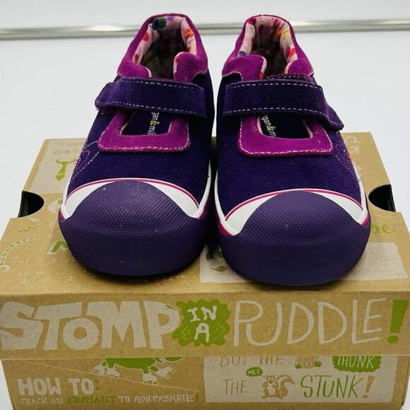 Morgan & Milo Ginger Mary Jane Purple Sneakers Little Girls Sz 10.5 NEW with Box - Picture 3 of 9
